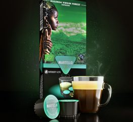 BIO FAIRTRADE VIRGIN FOREST BUGINDA MARTELLO COFFEE CAPSULES капсули